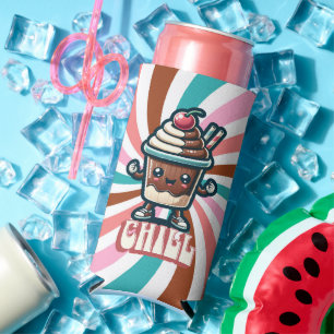 Enfriador De Latas Slim Chill Chocolate Milkshake Pun