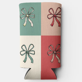 Enfriador De Latas Slim christmas bow conquette