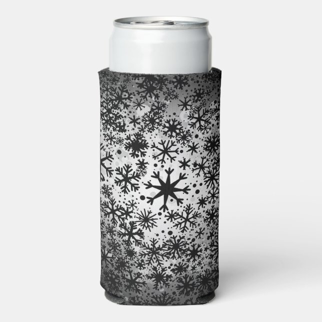 Enfriador De Latas Slim Christmas Koozie (Reverso Agua con Gas)