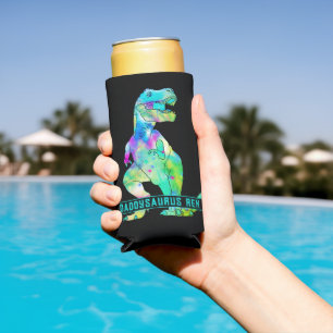 Enfriador De Latas Slim Cita de Funny Dad T Rex