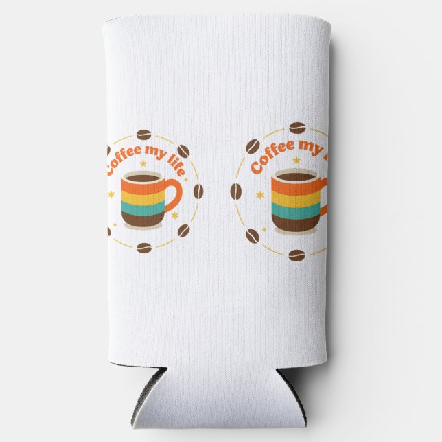 Enfriador De Latas Slim coffee (Anverso)