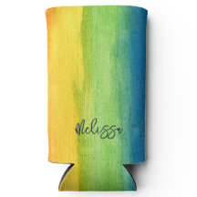 Color de agua Arcoiris Colorido Keepsake personali