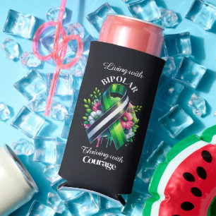 Enfriador De Latas Slim Conciencia sobre el trastorno bipolar Prosperar