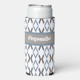 Enfriador De Latas Slim Cooler - Tall Can - Argyle