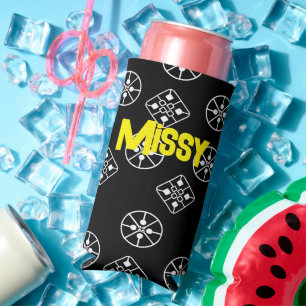 Enfriador De Latas Slim Copos de nieve modernos de mediados del siglo XX