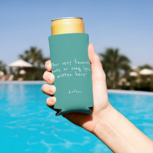 Enfriador De Latas Slim Cota personalizada - crea tu propio tono verde
