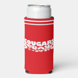 Enfriador De Latas Slim Cougars Strong
