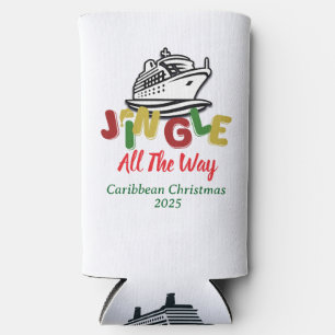 Enfriador De Latas Slim Crucero de Navidad por el Caribe ''Jungle'' Person
