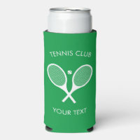 Crujiente raqueta de tenis blanco verde moderno