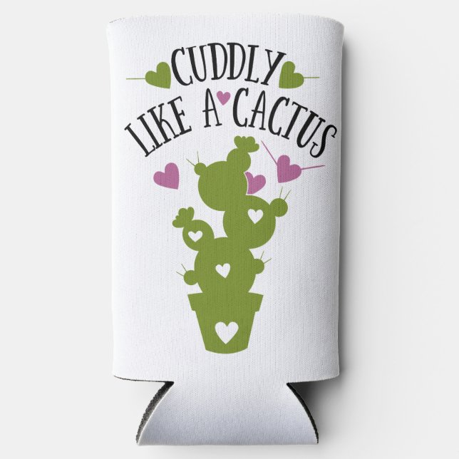 ENFRIADOR DE LATAS SLIM CUIDADOSAMENTE COMO UN CACTO (Anverso)