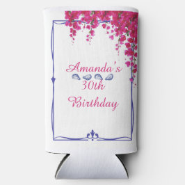 Enfriador De Latas Slim Cumpleaños con ambiente griego