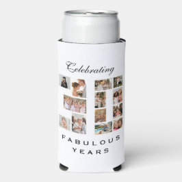 Enfriador De Latas Slim Cumpleaños o aniversario número 30