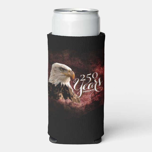 Enfriador De Latas Slim Customizable America's 250th Anniversary Cooler (Frente Agua con Gas)