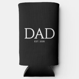 Enfriador De Latas Slim Dad Estableció Clásico Gorras Negro