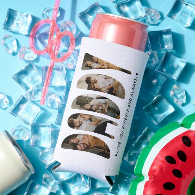 Enfriador De Latas Slim DADDY Photo Letters (Verano in situ)