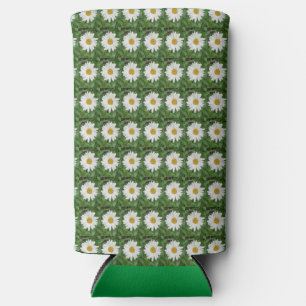 Enfriador De Latas Slim Daisy blanco
