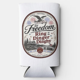 Enfriador De Latas Slim Dejen que la libertad suene Ding Dinghy de Yuenger