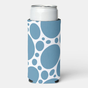 Enfriador De Latas Slim Denim Bubbles