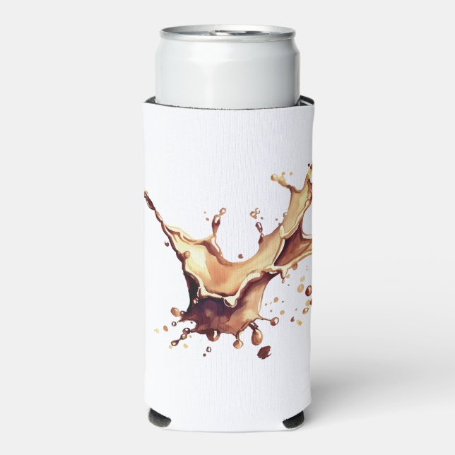 Enfriador De Latas Slim Derrame de Café (Frente Agua con Gas)