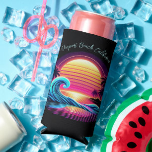 Enfriador De Latas Slim Deslumbramiento de la superficie del sol