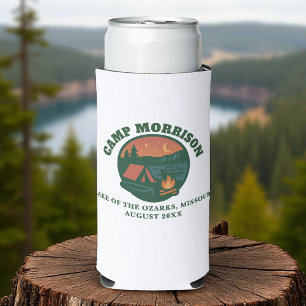 Enfriador De Latas Slim Despedida de soltera en el lago personalizada