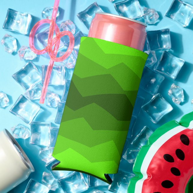 Enfriador De Latas Slim Desvanecimiento verde (Verano in situ)