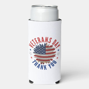 ENFRIADOR DE LATAS SLIM DÍA DEL VETERANO GRACIAS