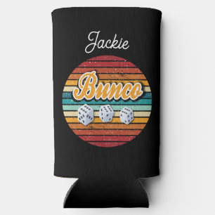 Enfriador De Latas Slim Díco retro monograma