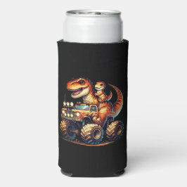 Enfriador De Latas Slim Dinosaur