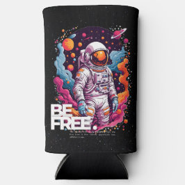 Enfriador De Latas Slim Diseño Astronauta GRATUITO