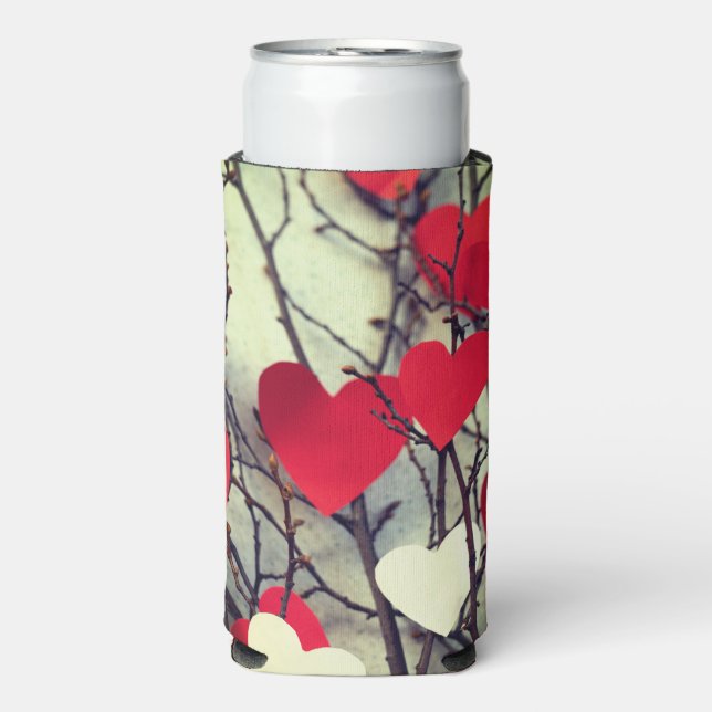 Enfriador De Latas Slim Diseño de corazón (Frente Agua con Gas)