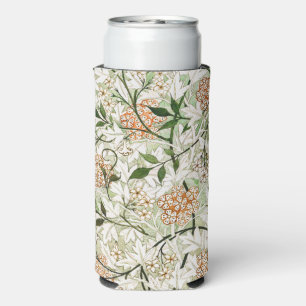 Enfriador De Latas Slim Diseño de jardín de flores de jazmín de William Mo