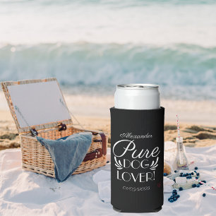 Enfriador De Latas Slim Diseño personalizado de Dog Lover