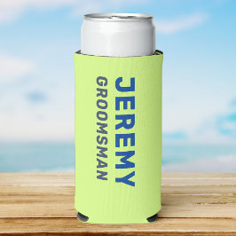 Enfriador De Latas Slim Diversión personalizada moderna y genial viaje de 