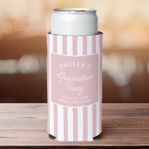 Enfriador De Latas Slim Diversión personalizada para fiesta de graduación