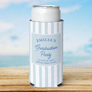 Enfriador De Latas Slim Diversión personalizada para fiesta de graduación 