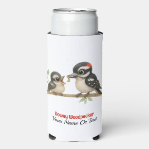 Enfriador De Latas Slim Downy Woodpecker