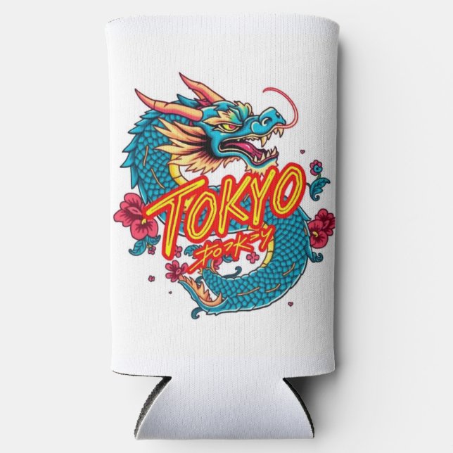Enfriador De Latas Slim Dragón de Tokio (Anverso)