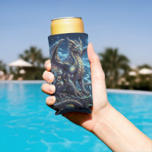 Dragones celestiales bajo la luz de la luna y cast