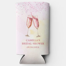 Ducha de novia de champagne rosa