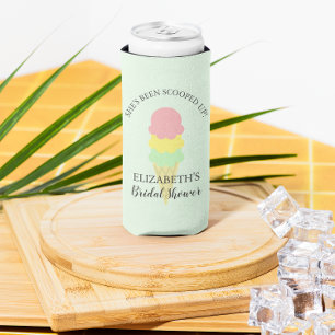 Enfriador De Latas Slim Ducha nupcial con crema de hielo