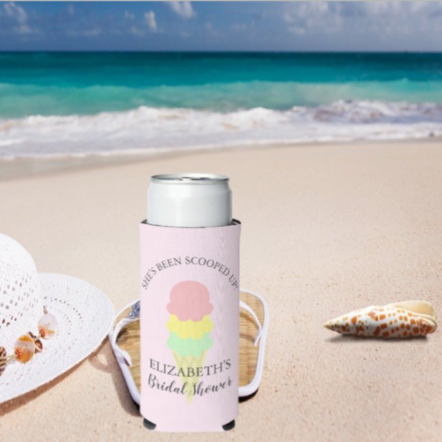 Enfriador De Latas Slim Ducha nupcial con crema de hielo (Subido por el creador)