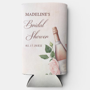 Enfriador De Latas Slim Ducha nupcial de Brunéi y Bubbly Champagne