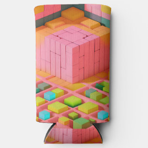 Enfriador De Latas Slim Dulce de colores vivos