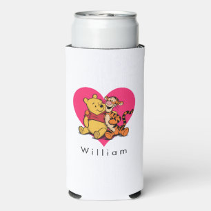 Enfriador De Latas Slim Dulce Winnie the Pooh y Tigger
