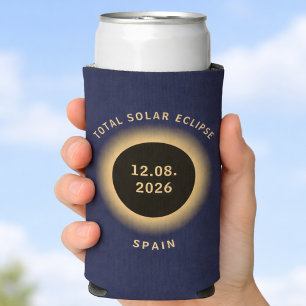 Enfriador De Latas Slim Eclipse Total de Sol 12 de agosto de 2026 España