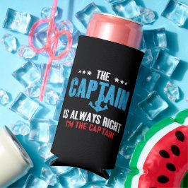 Enfriador De Latas Slim El Capitán Siempre Tiene Razón Soy El Capitán