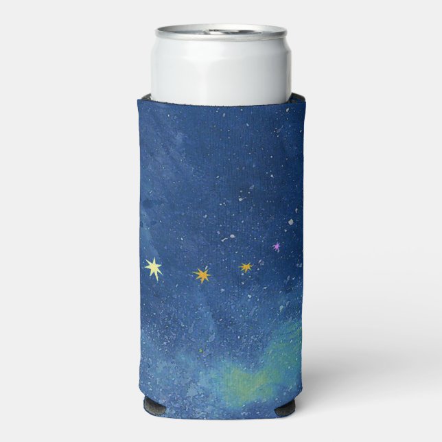 Enfriador De Latas Slim El cielo estrellado (Frente Agua con Gas)