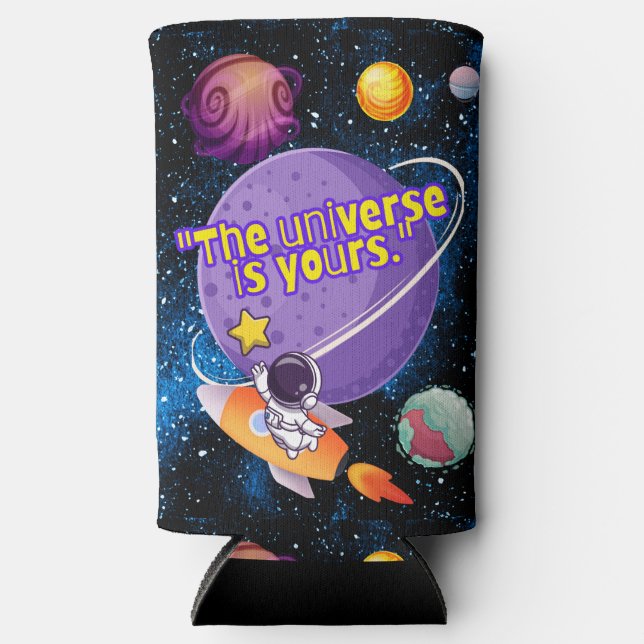 ENFRIADOR DE LATAS SLIM EL UNIVERSO ES TUYO (Anverso)