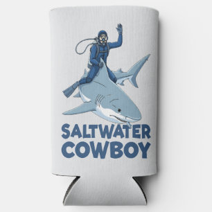 Enfriador De Latas Slim El Vaquero de Agua Salada